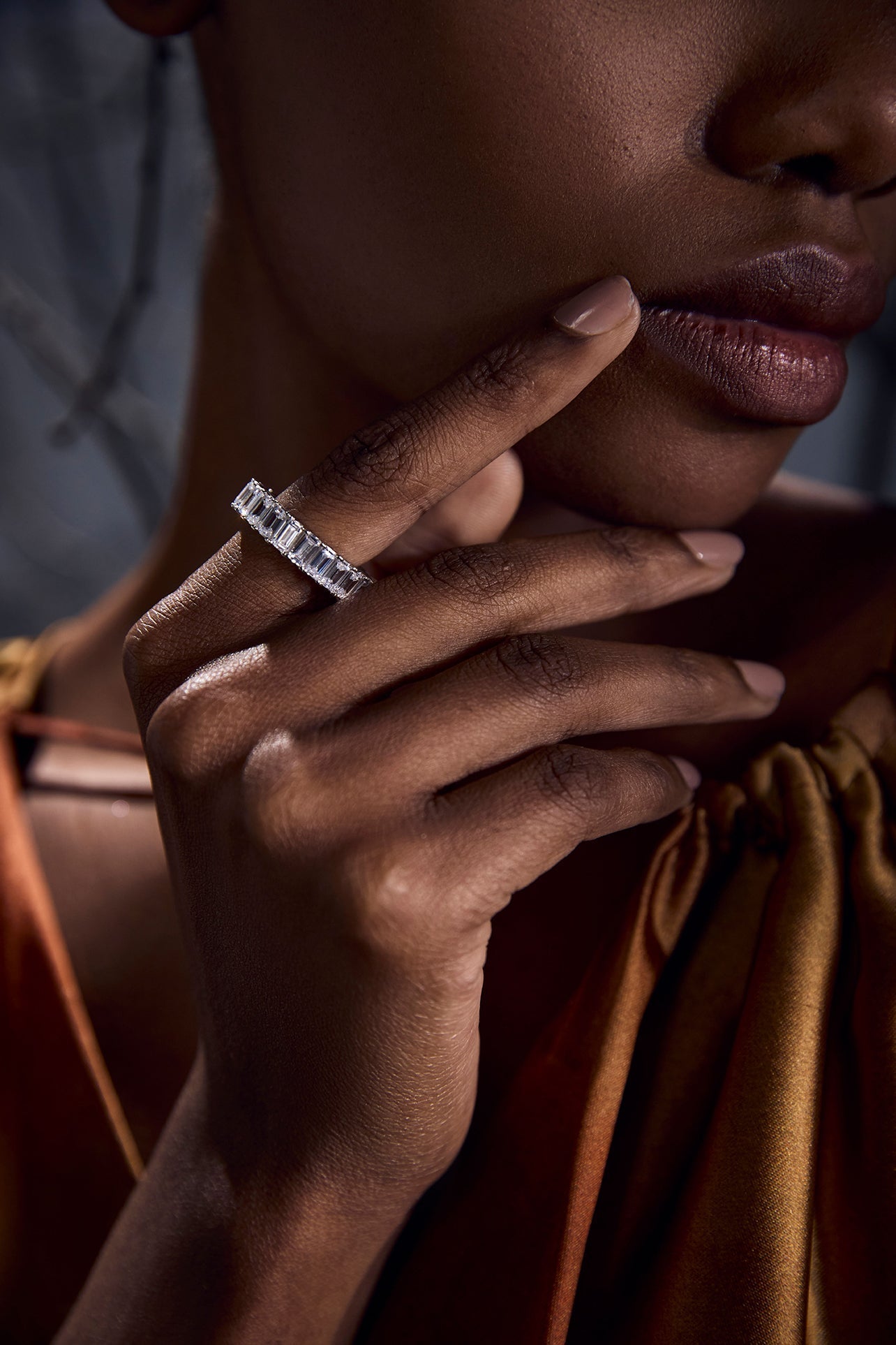 Gilded Moonshine Wedding Ring