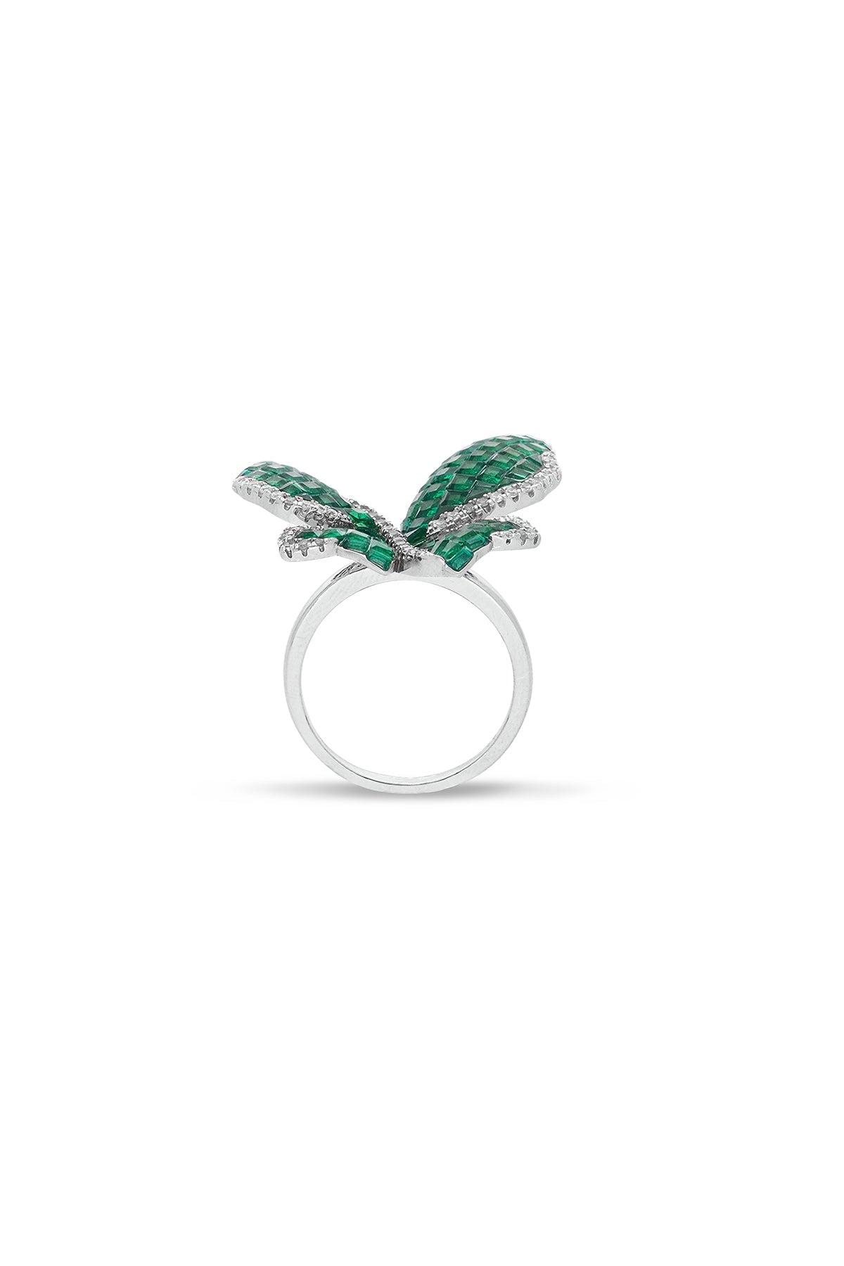 Morpho Butterfly Cocktail Ring