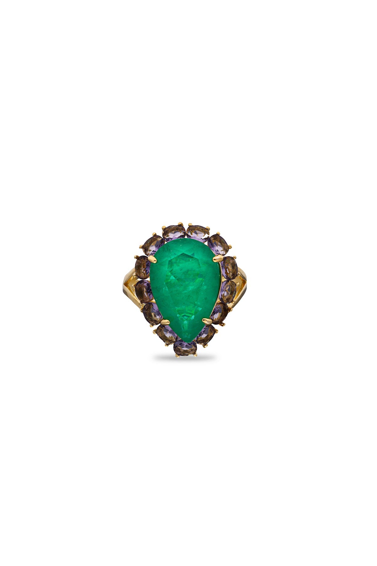 Peacock Paradise Cocktail Ring