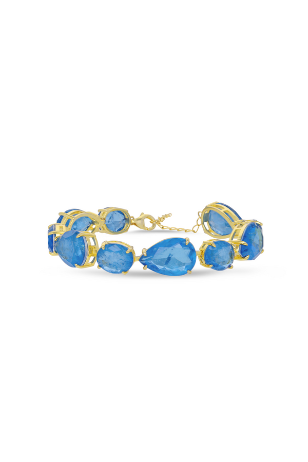 Opulent Oasis Charm Tennis Bracelet
